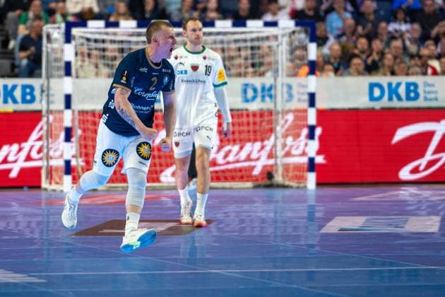 Noah Beyer, Bergischer Handball Club 06 2 , Bergischer HC Fuechse Berlin, DHB Pokal Maenner, Herren, 6 Spieltag, Finale, Daikin HBL, Lidl Final 4, 19 04 2026 Köln NRW Germany Copyright: xkolbert-press MartinxWdziecznyx