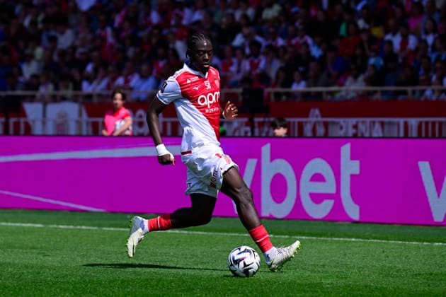 FOOTBALL : AS Monaco VS AJ Auxerre - Ligue 1 McDonald s - 19 04 2026 Christian Mawissa (ASM) - Ligue 1 McDonald s match between AS Monaco and AJ Auxerre on April 19, 2026 at the Louis II Stadium in Monaco. MonacoMonaco  Copyright: xWilliamxCannarellax
