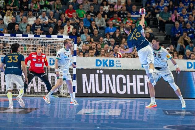 Fynn Hangstein, Backroom Bergischer Handball Club 06 10 , Dejan Milosavljev, Goalkeeper, Fuechse Berlin 96 , Bergischer HC Fuechse Berlin, DHB Pokal Maenner, Herren, 6 Spieltag, Finale, Daikin HBL, Lidl Final 4, 19 04 2026 Köln NRW Germany Copyright: xkolbert-press MartinxWdziecznyx