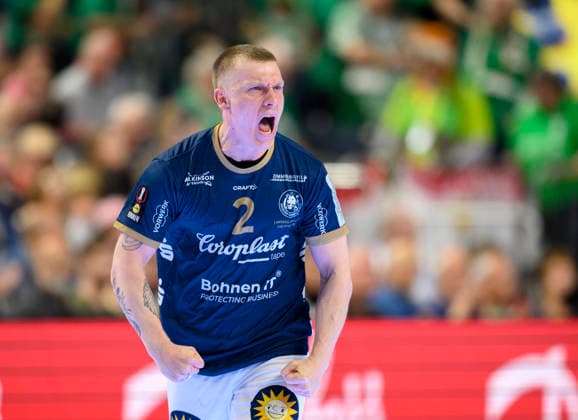 Jubel Noah BEYER BHC Final Füchse Berlin B Bergischer HC BHC , on 19 04 2026 Handball DHB Pokal Final4 2026, from 18 04 19 04 2026 in Cologne Germany Â