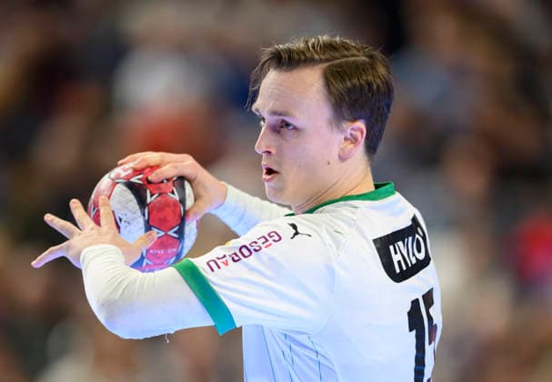Tobias Groendahl Gröndahl B Action Final Füchse Berlin B Bergischer HC BHC , on 19 04 2026 Handball DHB Pokal Final4 2026, from 18 04 19 04 2026 in Cologne Germany Â