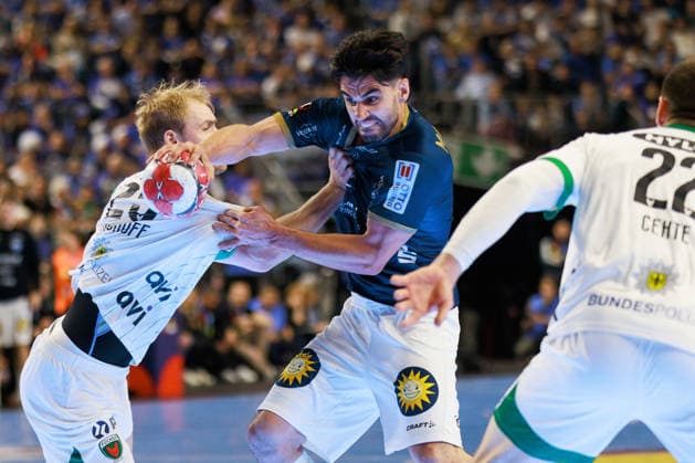 Eloy MORANTE MALDONADO Bergischer HC 06, 33 GER, Fuechse Berlin vs Bergischer HC, Handball, DHB Pokal, LIDL Final4, Final, Season 2025 2026, 19 04 2026, GER, Fuechse Berlin vs Bergischer HC, Handball, DHB Pokal, LIDL Final4, Final, Season 2025 2026, 19 04 2026, Koeln Copyright: xEibnerxPressefoto OliverxSchmidtx EP_OST