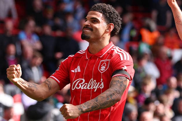Nottingham Forest v Burnley, Premier League Morgan Gibbs-White of Nottingham Forest celebrates his third goal making it 3-1 to Nottingham Forest during the Nottingham Forest v Burnley Premier League match at the City Ground, West Bridgford, England on 19 April 2026 Credit: Ryan Crockett Every Second Media Editorial use only. All images are copyright Every Second Media Limited. No images may be reproduced without prior permission. All rights reserved. Premier League and Football League images are subject to licensing agreements with Football DataCo Limited. see https: www.football-dataco.com Copyright: xIMAGO EveryxSecondxMediax ESM-1916-0122 RyanxCrockettx xEveryxSecondxMediax