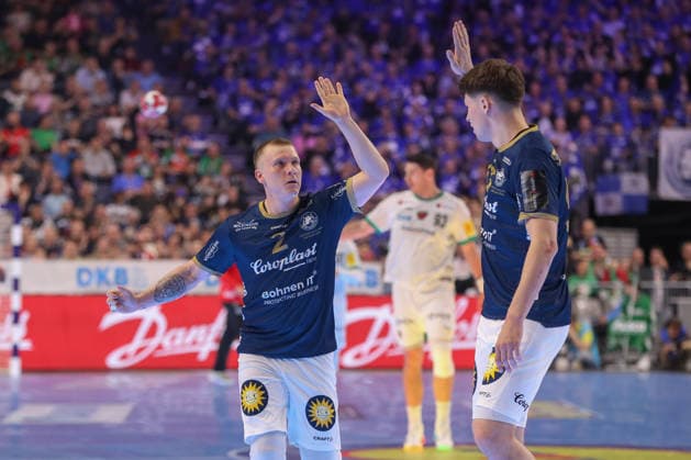 19 04 2026 ,xgox, Handball DHB Pokal Final Füchse Berlin Bergischer HC emspor, v l Koeln