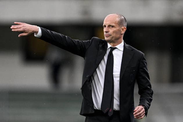 Mg Verona 19 04 2026 - campionato di calcio Serie A Hellas Verona-Milan foto Matteo Gribaudi Image nella foto: Massimiliano Allegri 