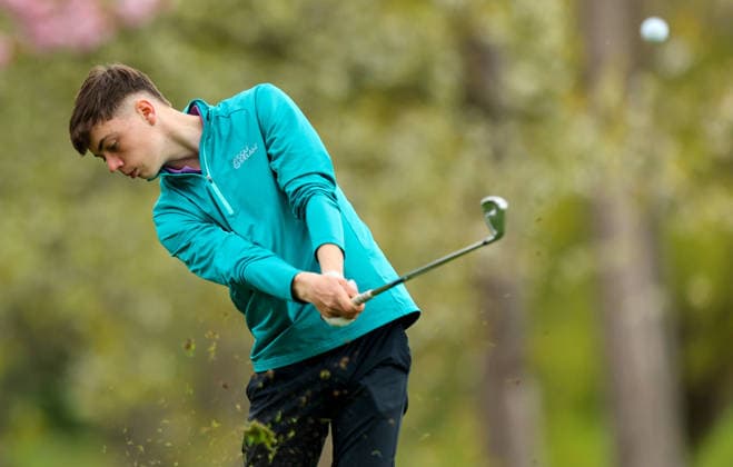 REPRO FREE *PRESS RELEASE NO REPRODUCTION FEE* EDITORIAL USE ONLY Flogas Irish Boys Amateur Open Championship, Malone Golf Club, Belfast 19 4 2026 Luke Furlong Luke Furlong 19 4 2026  Copyright: x INPHO RyanxByrnex RB1_3590