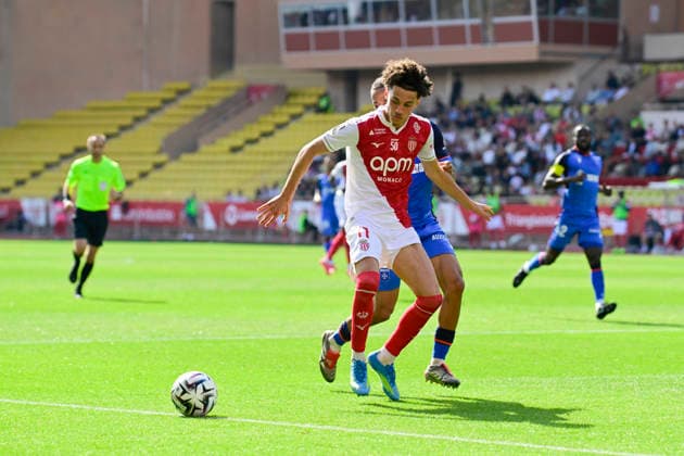 FOOTBALL : AS Monaco VS AJ Auxerre - Ligue 1 McDonald s - 19 04 2026 Maghnes Akliouche (ASM) - Ligue 1 McDonald s match between AS Monaco and AJ Auxerre on April 19, 2026 at the Louis II Stadium in Monaco. MonacoMonaco  Copyright: xWilliamxCannarellax
