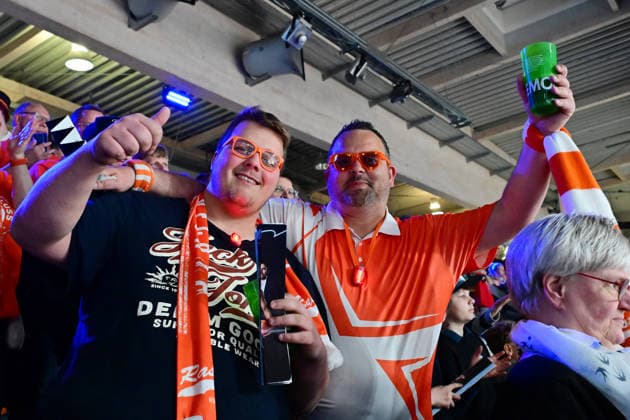 GER, 1 BBL, Veolia Towers Hamburg vs SC Rasta Vechta 19 04 2026,,GER, 1 BBL, Veolia Towers Hamburg vs SC Rasta Vechta, in the picture feature fans of Vechta nordphotoxGmbH xWitke nph00002