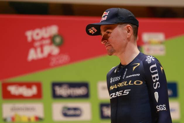 TOUR DES ALPES 2026 - UCI Cycling Race Tour of the Alps Pierre Teyssot MAXPPP ; TOUR DES ALPES 2026 - UCI Cycling Race Tour of the Alps. Innsbruck, Austria on April 19, 2026. Teams presentation of the 49th edition which will take place from 20 till 24 April 2026. Tom PIDCOCK (GBR) Pierre Teyssot Maxppp Innsbruck Tyrol Austria  Copyright: xMAXPPPxPierrexTeyssotx TEY60079 TEY60079