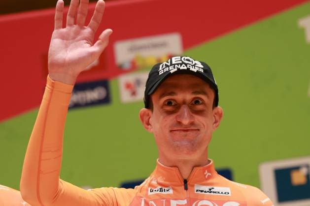 TOUR DES ALPES 2026 - UCI Cycling Race Tour of the Alps Pierre Teyssot MAXPPP ; TOUR DES ALPES 2026 - UCI Cycling Race Tour of the Alps. Innsbruck, Austria on April 19, 2026. Teams presentation of the 49th edition which will take place from 20 till 24 April 2026. Victor LANGELLOTTI (MON) Pierre Teyssot Maxppp Innsbruck Tyrol Austria  Copyright: xMAXPPPxPierrexTeyssotx TEY60045 TEY60045