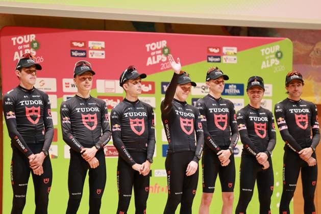 Cycling, Tour des Alpes team presentation in Innsbruck