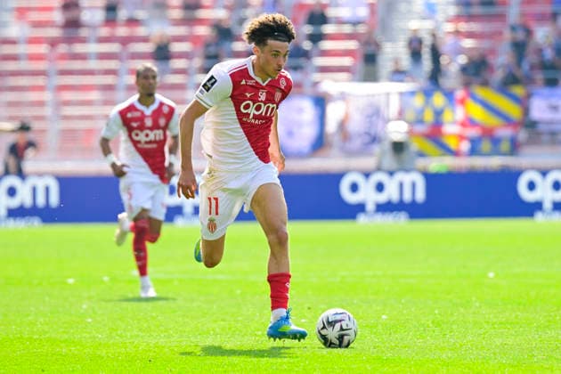 FOOTBALL : AS Monaco VS AJ Auxerre - Ligue 1 McDonald s - 19 04 2026 Maghnes Akliouche (ASM) - Ligue 1 McDonald s match between AS Monaco and AJ Auxerre on April 19, 2026 at the Louis II Stadium in Monaco. MonacoMonaco  Copyright: xWilliamxCannarellax
