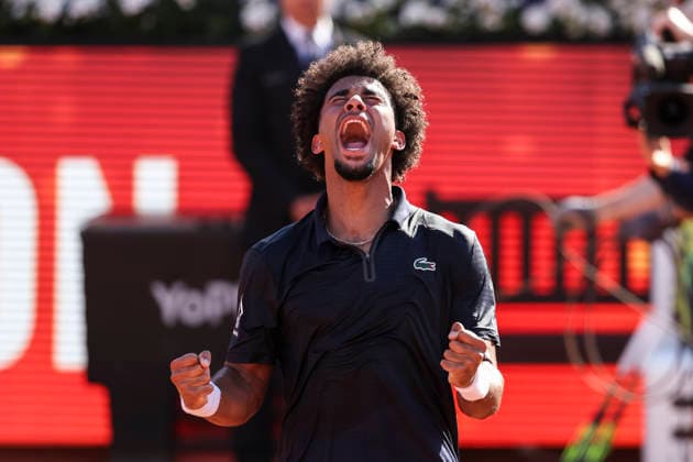 April 19, 2026, Barcelona, Barcelona, Spain: Arthur Fils of France celebrates the victory against Andrey Rublev of Russia during the Final tennis match of the Barcelona Open Banc Sabadell - Conde Godo 2026 Day 9 at Real Club de Tenis Barcelona on April 19, 2026 in Barcelona, Spain. Barcelona Open Banc Sabadell - Conde Godo 2026 Day 9  - ZUMAa181 20260419_zaa_a181_101 Copyright: xJavierxBorregox