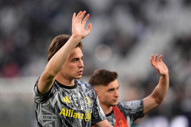 Juventus Kenan Yildiz during the Serie A soccer match between Juventus Fc and Bologna the Juventus Stadium in Turin, north west Italy - April 6, 2026. - Soccer  Copyright: xFabioxFerrari LaPressex