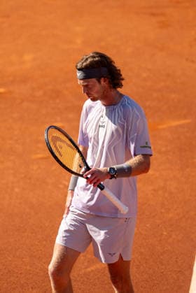 ATP, Tennis Herren 500 - Final of Barcelona Open Banc Sabadell in Barcelona, Spain, 19, April, 2026. Final of Barcelona Open Banc Sabadell match between Andrey Rublev (RUS) and Arthur Fils (FRA) in Reial Club de Tennis Barcelona, Barcelona, Spain, on April 19, 2026. Andrey Rublev (RUS). Barcelona Reial Club de Tennis Barcelona Barcelona Spain