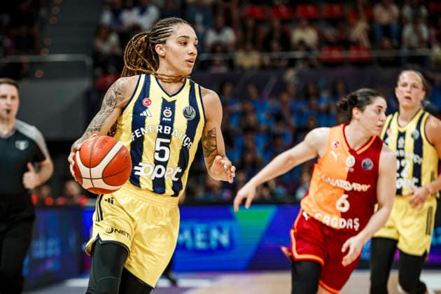 ESP Galatasaray Cagdas Faktoring v Fenerbahce Opet Final game Euroleague Women Final Six 2026 Gabby Williams during the Euroleague Women final game between Galatasaray Cagdas Faktoring and Fenerbahce Opet played at Principe Felipe Arena on April 19, 2026 in Zaragoza, Spain Zaragoza Spain Basketball Copyright: xDanielxMarzo AgenciaxLOFx