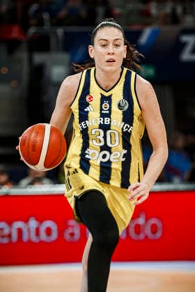 ESP Galatasaray Cagdas Faktoring v Fenerbahce Opet Final game Euroleague Women Final Six 2026 Breanna Stewart during the Euroleague Women final game between Galatasaray Cagdas Faktoring and Fenerbahce Opet played at Principe Felipe Arena on April 19, 2026 in Zaragoza, Spain Zaragoza Spain Basketball Copyright: xDanielxMarzo AgenciaxLOFx