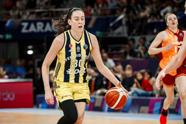 ESP Galatasaray Cagdas Faktoring v Fenerbahce Opet Final game Euroleague Women Final Six 2026 Breanna Stewart during the Euroleague Women final game between Galatasaray Cagdas Faktoring and Fenerbahce Opet played at Principe Felipe Arena on April 19, 2026 in Zaragoza, Spain Zaragoza Spain Basketball Copyright: xDanielxMarzo AgenciaxLOFx
