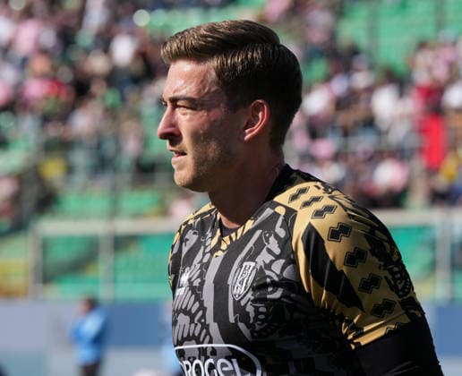 Palermo v Cesena - Serie B Jonathan Klinsmann of Cesena FC is seen during the Serie B match between Palermo FC and Cesena FC at the Stadio Renzo Barbera in Palermo, Italy, on April 18, 2026. Palermo Italy  Copyright: xGabrielexMaricchiolox originalFilename:maricchiolo-palermov260418_npQir.jpg