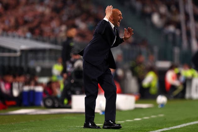 Luciano Spalletti (Juventus Fc) gestures, Serie A, Juventus FC v Bologna FC 1909 , Allianz Stadium, April 19, 2026, Turin, Italy.