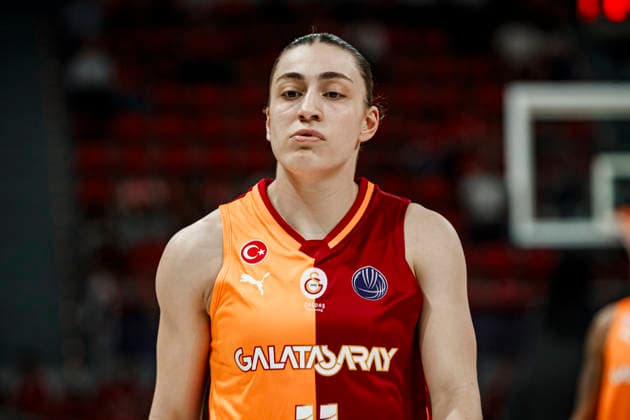 ESP Galatasaray Cagdas Faktoring v Fenerbahce Opet Final game Euroleague Women Final Six 2026 Derin Erdogan during the Euroleague Women final game between Galatasaray Cagdas Faktoring and Fenerbahce Opet played at Principe Felipe Arena on April 19, 2026 in Zaragoza, Spain Zaragoza Spain Basketball Copyright: xDanielxMarzo AgenciaxLOFx