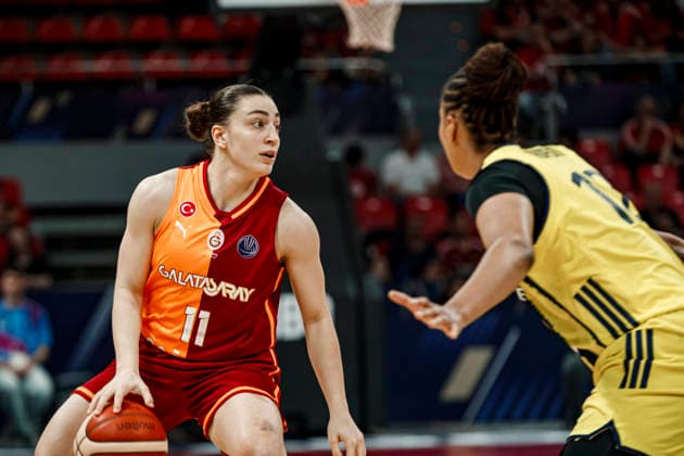 ESP Galatasaray Cagdas Faktoring v Fenerbahce Opet Final game Euroleague Women Final Six 2026 Derin Erdogan during the Euroleague Women final game between Galatasaray Cagdas Faktoring and Fenerbahce Opet played at Principe Felipe Arena on April 19, 2026 in Zaragoza, Spain Zaragoza Spain Basketball Copyright: xDanielxMarzo AgenciaxLOFx