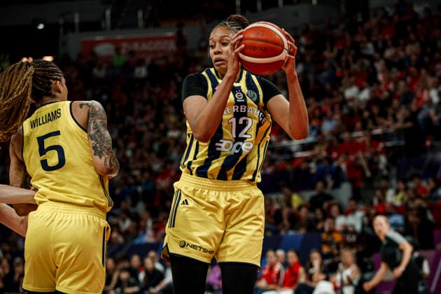 ESP Galatasaray Cagdas Faktoring v Fenerbahce Opet Final game Euroleague Women Final Six 2026 Iliana Rupert during the Euroleague Women final game between Galatasaray Cagdas Faktoring and Fenerbahce Opet played at Principe Felipe Arena on April 19, 2026 in Zaragoza, Spain Zaragoza Spain Basketball Copyright: xDanielxMarzo AgenciaxLOFx