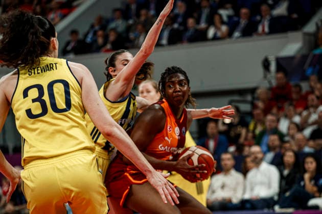 ESP Galatasaray Cagdas Faktoring v Fenerbahce Opet Final game Euroleague Women Final Six 2026 Elizabeth Williams during the Euroleague Women final game between Galatasaray Cagdas Faktoring and Fenerbahce Opet played at Principe Felipe Arena on April 19, 2026 in Zaragoza, Spain Zaragoza Spain Basketball Copyright: xDanielxMarzo AgenciaxLOFx