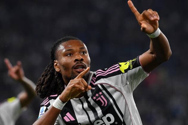 Foto IPP Massimo Rana Torino 19-04-2026 Calcio Campionato di Serie A 2025 2026 Juventus-Bologna nella foto esulta khephrem thuram Italy Photo Press - World Copyright italy ITALY  Copyright: xR4924_italyphotopressx