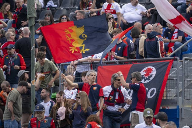 GENOA S SUPPORTERS during Pisa SC vs Genoa CFC, Italian soccer Serie A match in Pisa, Italy, April 19 2026  Copyright: xJacopoxCane IPAxSportx xipa-agency.netx xx IPA_74088583 IPA_Agency_IPA74088583