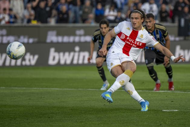 LORENZO COLOMBO during Pisa SC vs Genoa CFC, Italian soccer Serie A match in Pisa, Italy, April 19 2026  Copyright: xJacopoxCane IPAxSportx xipa-agency.netx xx IPA_74088868 IPA_Agency_IPA74088868