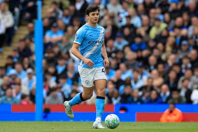 Manchester City v Arsenal, Premier League Abdukodir Khusanov (45) of Manchester City during the Premier League match between Manchester City and Arsenal at the Etihad Stadium, Manchester, UK on 19 April 2026. Manchester Etihad Stadium Manchester UK Editorial use only DataCo restrictions apply See www.football-dataco.com , Copyright: xConorxMolloyx PSI-24102-0183