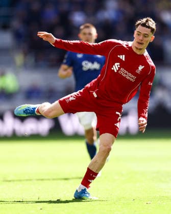 Everton gegen Liverpool 19 April 2026, Liverpool Premier League Fußball Everton gegen Liverpool Florian Wirtz von Liverpool Foto Jacques Feeney Abseits Liverpool UK  Copyright: xJacquesxFeeneyx xOffsidexOffside