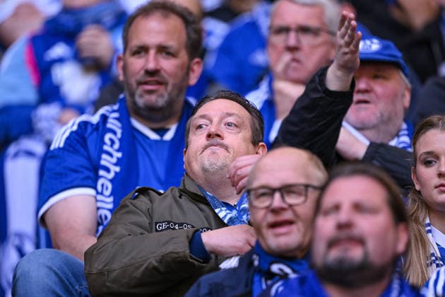 19.04.2026, Fussball, 2. Bundesliga, Saison 2025 2026, 30. Spieltag, FC Schalke 04 - Preußen Münster, Schalke Lennart, xRHR-FOTO YYx *** 19 04 2026, Football, 2 Bundesliga, Season 2025 2026, Matchday 30, FC Schalke 04 Preußen Münster, Schalke Lennart, xRHR FOTO YYx Copyright: KROEGER RHR-FOTOx RHR-FOTO YY