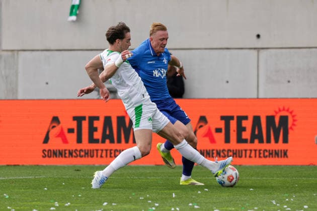19 04 2026, xgrfx, Soccer 2 Bundesliga, SpVgg Greuther Fuerth SV Darmstadt 98 v l Reno Münz Greuther Fürth , Isac Lidberg SV Darmstadt DFL DFB REGULATIONS PROHIBIT ANY USE OF PHOTOGRAPHS as IMAGE SEQUENCES and or QUASI VIDEO Fuerth