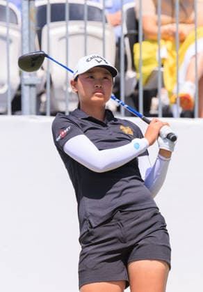 April 19, 2026, Tarzana, California, USA: Suvichaya Vinijchaitham during the Final Round of the 2026 JM Eagle Championship Los Angeles at the Caballero Country Club in Tarzana, California on Sunday April 19, 2026. JAVIER ROJAS PI JM Eagle Championship - Final Round  - ZUMAp124 20260419_zaa_p124_017 Copyright: xJavierxRojasx