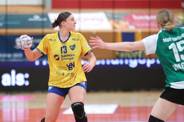 Handball, 2 Alsco HBF HC Leipzig SG 09 Kirchhof 19 04 2026 Laura Klocke 13, HC Leipzig 2 Alsco Handball Bundesliga Women, HBF, Season 2025 2026, 24 Matchday HC Leipzig vs SG 09 Kirchhof on 19 04 2026 at Sporthalle Brüderstraße Leipzig Copyright: xBEAUTIFULxSPORTS JanxKaeferx