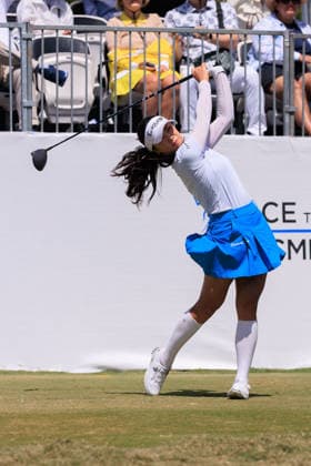 April 19, 2026, Tarzana, California, USA: Ina Yoon during the Final Round of the 2026 JM Eagle Championship Los Angeles at the Caballero Country Club in Tarzana, California on Sunday April 19, 2026. JAVIER ROJAS PI JM Eagle Championship - Final Round  - ZUMAp124 20260419_zaa_p124_009 Copyright: xJavierxRojasx