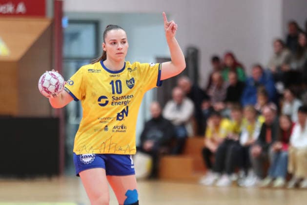 Handball, 2 Alsco HBF HC Leipzig SG 09 Kirchhof 19 04 2026 Emely Theilig 10, HC Leipzig 2 Alsco Handball Bundesliga Women, HBF, Season 2025 2026, 24 Matchday HC Leipzig vs SG 09 Kirchhof on 19 04 2026 at Sporthalle Brüderstraße Leipzig Copyright: xBEAUTIFULxSPORTS JanxKaeferx