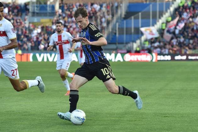 Matteo Tramoni (Pisa) during Pisa SC vs Genoa CFC, Italian soccer Serie A match in Pisa, Italy, April 19 2026  Copyright: xGabrielexMasotti IPAxSportx xipa-agency.netx xx IPA_74090117 IPA_Agency_IPA74090117