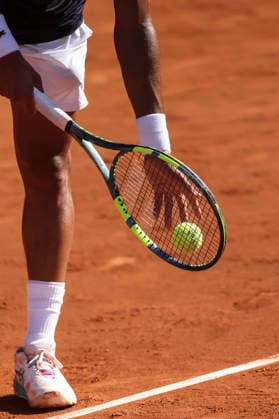 April 19, 2026, Barcelona, Barcelona, Spain: Arthur Fils of France in action against Andrey Rublev of Russia during the Final tennis match of the Barcelona Open Banc Sabadell - Conde Godo 2026 Day 9 at Real Club de Tenis Barcelona on April 19, 2026 in Barcelona, Spain. Barcelona Open Banc Sabadell - Conde Godo 2026 Day 9  - ZUMAa181 20260419_zaa_a181_134 Copyright: xJavierxBorregox