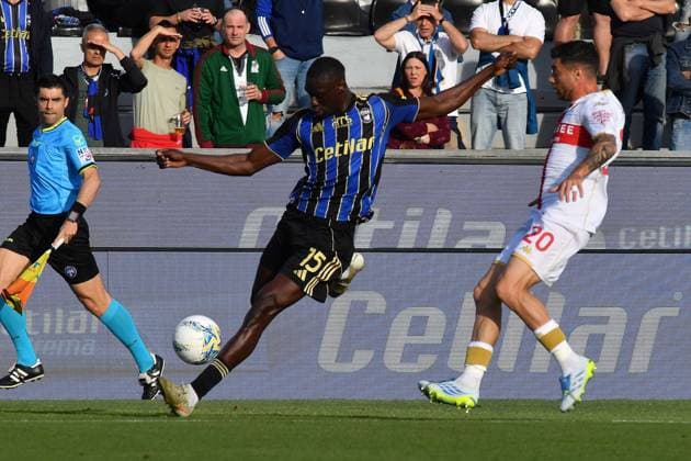 CALCIO - Serie A - Pisa SC vs Genoa CFC Idrissa Toure (Pisa) during Pisa SC vs Genoa CFC, Italian soccer Serie A match in Pisa, Italy, April 19 2026 Pisa Italy  Copyright: xIPAxSport ABACAx