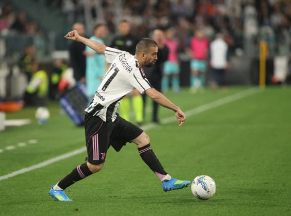 Edon Zhegrova of Juventus FC during the Italian Serie A, football match between Juventus FC and Bologna FC on 19 April 2026, at Allianz Stadium Turin, Italy. Photo Nderim Kaceli  Copyright: xNderimxKaceli IPAxSportx xipa-agency.netx xx IPA_74090714 IPA_Agency_IPA74090714