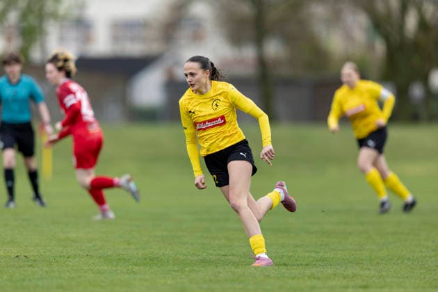 Regionalliga Nordost Frauen 1 FFV Erfurt vs 1 FFC Fortuna Dresden Erfurt 19 04 2026 Victoria Simon 22 1 FFC Fortuna Dresden Regionalliga Nordost Frauen 1 FFV Erfurt vs 1 FFC Fortuna Dresden Sportforum Johannesplatz Erfurt 19 04 2026 Copyright: xBEAUTIFULxSPORTS Duehringx