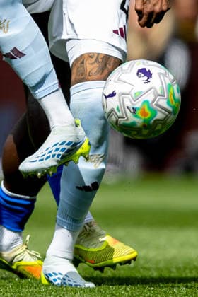 Aston Villa v Sunderland, Premier League Match ball during the Premier League match between Aston Villa and Sunderland at Villa Park, Birmingham, UK on 19 April 2026. Birmingham Villa Park West Midlands UK Editorial use only DataCo restrictions apply See www.football-dataco.com , Copyright: xManjitxNarotrax PSI-24107-0061