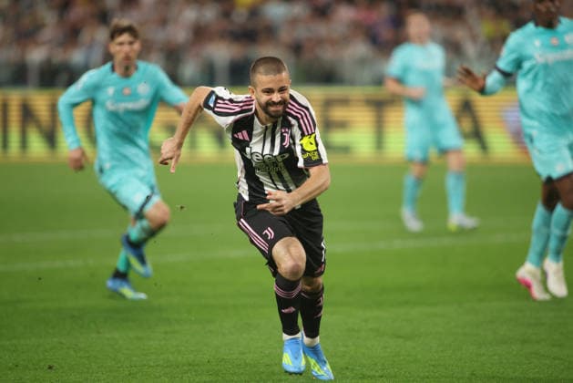 CALCIO - Serie A - Juventus FC vs Bologna FC Edon Zhegrova of Juventus FC during the Italian Serie A, football match between Juventus FC and Bologna FC on 19 April 2026, at Allianz Stadium Turin, Italy. Photo Nderim Kaceli Turin Italy  Copyright: xIPAxSport ABACAx