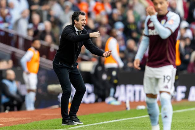 Aston Villa v Sunderland, Premier League Aston Villa Head Coach Unai Emery during the Premier League match between Aston Villa and Sunderland at Villa Park, Birmingham, UK on 19 April 2026. Birmingham Villa Park West Midlands UK Editorial use only DataCo restrictions apply See www.football-dataco.com , Copyright: xManjitxNarotrax PSI-24107-0194