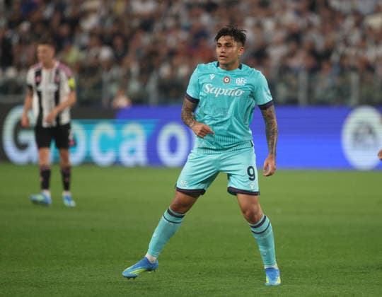CALCIO - Serie A - Juventus FC vs Bologna FC Santiago Castro of Bologna during the Italian Serie A, football match between Juventus FC and Bologna FC on 19 April 2026, at Allianz Stadium Turin, Italy. Photo Nderim Kaceli Turin Italy  Copyright: xIPAxSport ABACAx