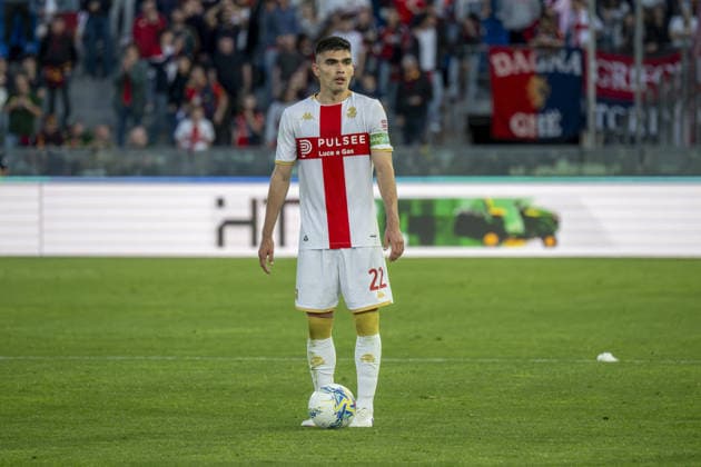 CALCIO - Serie A - Pisa SC vs Genoa CFC JOHAN VASQUEZ during Pisa SC vs Genoa CFC, Italian soccer Serie A match in Pisa, Italy, April 19 2026 Pisa Italy  Copyright: xIPAxSport ABACAx
