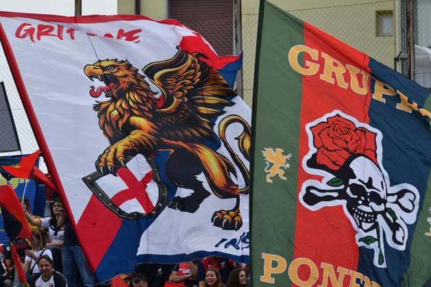 CALCIO - Serie A - Pisa SC vs Genoa CFC Fans of Genoa during Pisa SC vs Genoa CFC, Italian soccer Serie A match in Pisa, Italy, April 19 2026 Pisa Italy  Copyright: xIPAxSport ABACAx